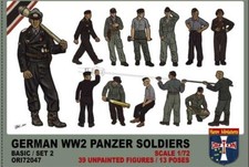 Orion 1/72 72047 2nd Guerre Mondiale Panzer Allemand Soldats, Set 2