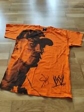 John Cena official WWE T Shirt Signed autographed Virgin megastore Paris 2010