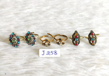 Bague De Pied Vintage En Verre