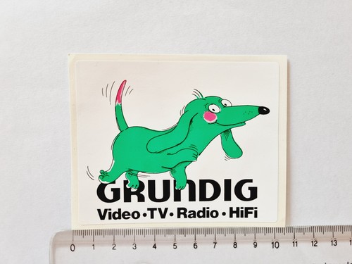 Autocollant grundig vidéo - grundig,