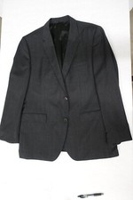 Hugo Boss grey suit jacket wood super 100 veste costume grise laine size 54