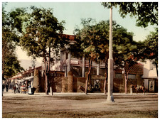 Utah, Salt Lake City, Old Tithing House Vintage photochrom print by Detroit Phot