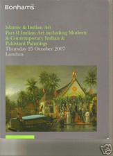 RARE BONHAMS INDIAN PAKISTANI ART PAINTINGS JEWELS 2007