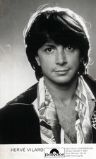 Herve Vilard Photo Original Noir et Blanc Polydor Press Promotion Environ 1980s