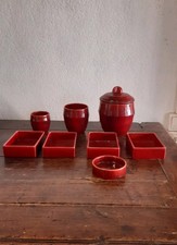 Sèvres Paul MILLET, Ensemble De 8  Céramiques .