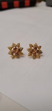 14K 3color Or Fleur Vintage