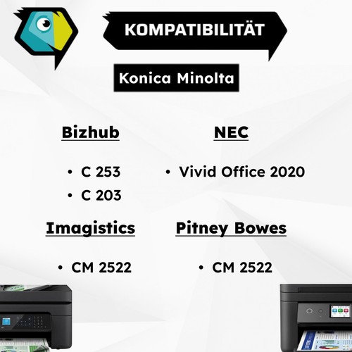 Compatible pour konica - pour, minolta