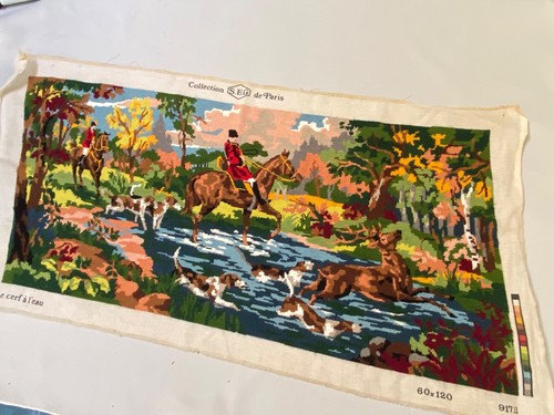 Grande tapisserie chasse cerfs - chasse,