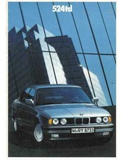 ▄▀▄ Brochure BMW 524td