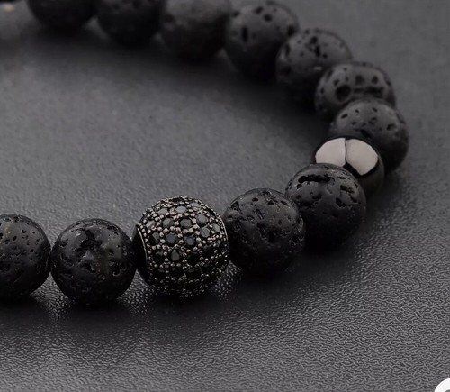 Charm lava stone zircon micro - charm,