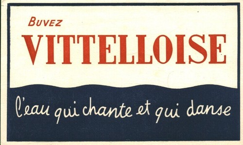 Buvard vintage vittelloise - buvard,