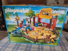 Playmobil - 4851 - Jeu de construction - Parc animalier avec famille - 4 ans 