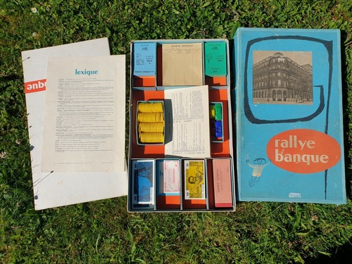 Rare ancien jeu - rallye, bank