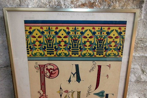 Cadre ancien métier - cadre, d'art