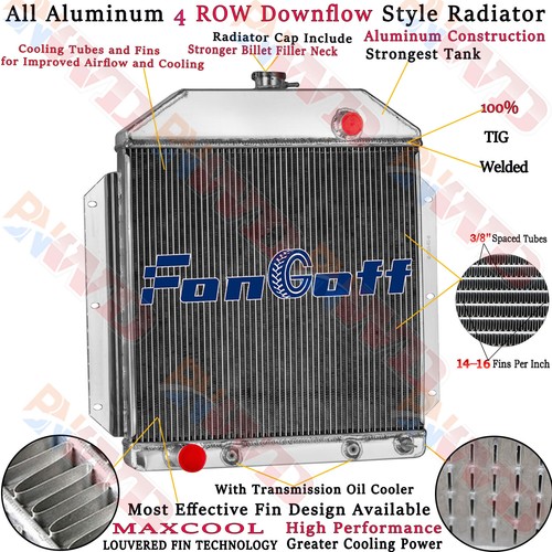 Row radiator for 1953 - 49-1953, 51