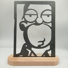 simpson statuette en ardoise