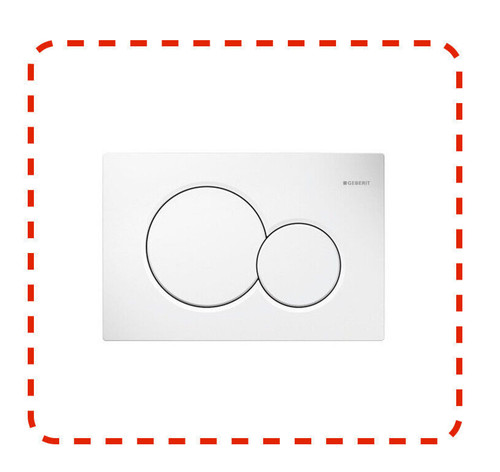 Plaque commande geberit - plaque,