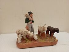 Ancien : Petite Scène En 9cm De Henri Cavasse santonnier Aix en Provence