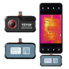 VEVOR Caméra Thermique Android Résolution IR 256x192 Taux Rafraîchissement 25 Hz