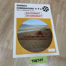 Herse rotoherse OTA ratiomat hydromat prospectus catalogue publicité agricole