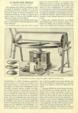 PARIS / HOTEL DES MONNAIES / LA FRAPPE D' UNE MEDAILLE / ADP PAR M. LEROY 1897