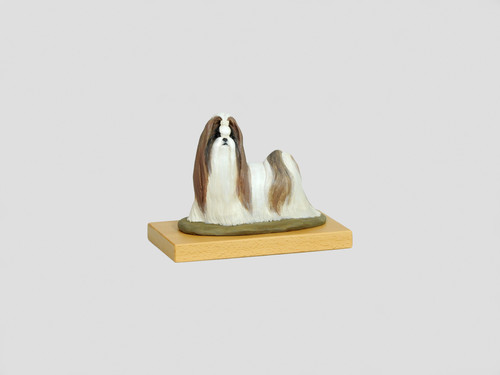 Lhasa apso figurine peinte - lhasa,