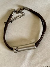 Bracelet En Cuir  Et Acier Brossé KENZO - Unisexe