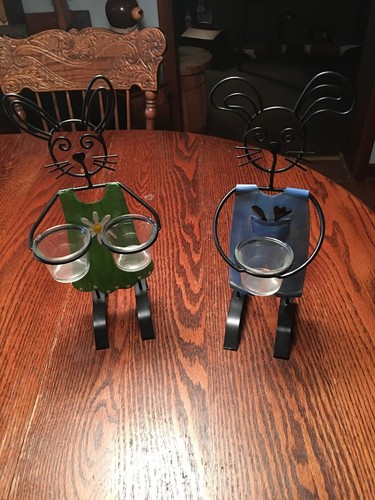 Decorative standing rabbits - decorative,