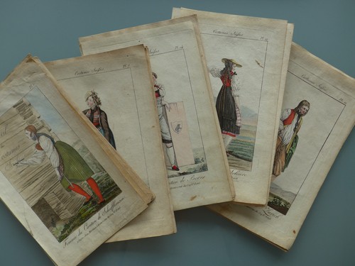 Costumes suisses gravures - costumes, suisses,