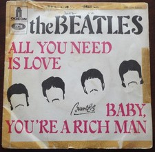 BEATLES - 45 t. "All you need is Love"