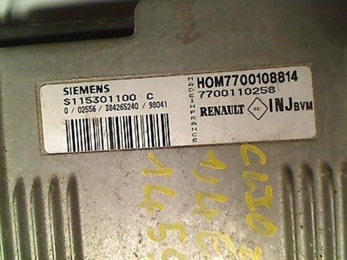 Calculateur moteur renault - calculateur,