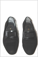 SALAMANDER Escarpins Vintage Velours Noir taille 36.5 BE