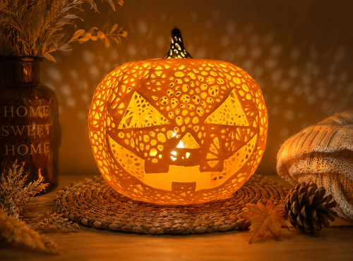Lanterne citrouille halloween - lanterne,