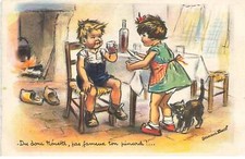 Illustrateur - Germaine Bouret - Dis donc Nénette, pas fameux ton pinard - ch