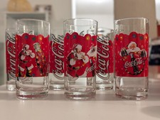 6 Verres Coca-Cola Noël 1998 Vintage Neuf avec boite