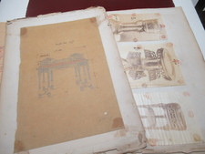 ENSEMBLE 13 CALQUES ORIGINAUX