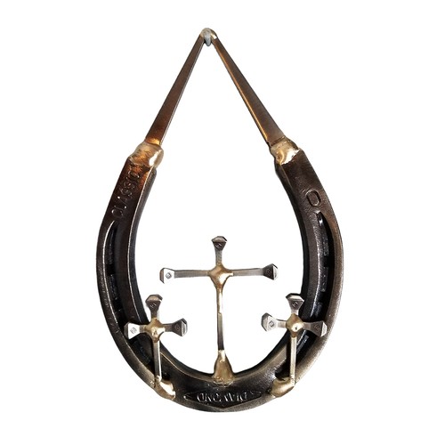Clou fer cheval crucifix - fer,