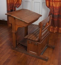 Pupitre/ bureau d'écolier