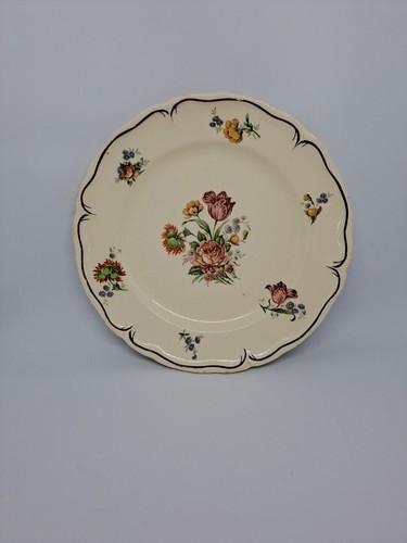 Assiette ancienne plate moulin - ancienne,