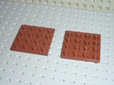 Lot 2 plaques plates RedBrown