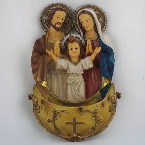 Bénitier sainte famille - bénitier,