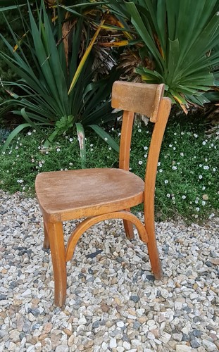 Ancienne petite chaise bois - chaise,