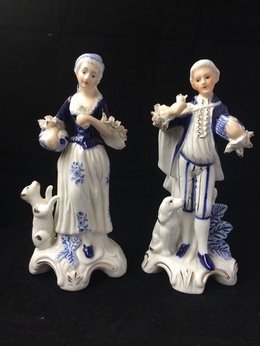 Antique porcelain paire - antique, de