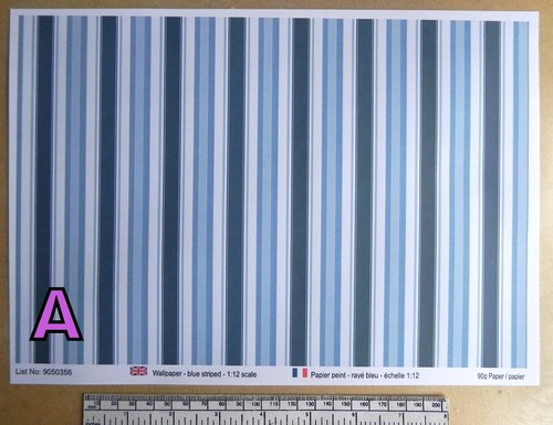 Dollhouse wallpaper striped - dollhouse,