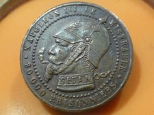 MEDAILLE SATIRIQUE - NAPOLEON III - SEDAN - VAMPIRE FRANCAIS - RARE + QUALITE !
