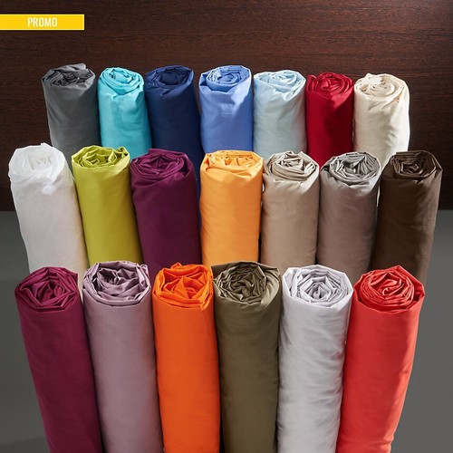 Drap housse 100 coton percale - drap,