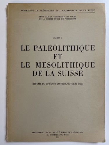 Paléolithique le - le,