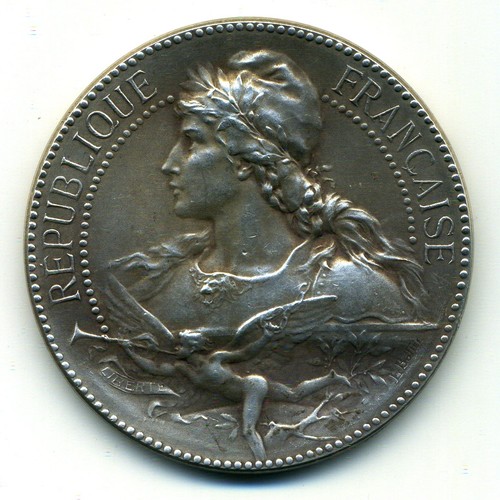 Rare médaille argent - argent, "