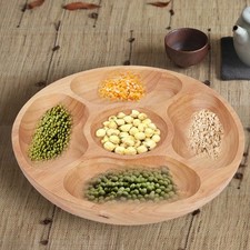 Wooden Round Shape Food