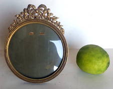 Ancien Cadre Photo En Laiton